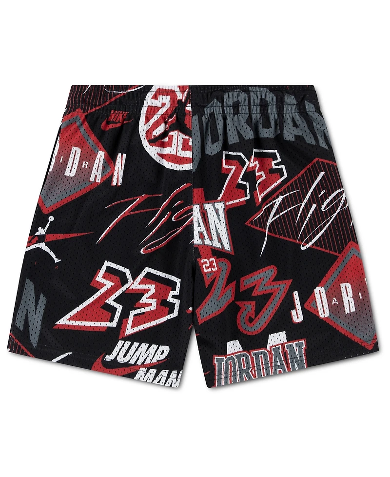 Jordan Boys' 8-18 Dynasty Printed Elastic Waist Shorts