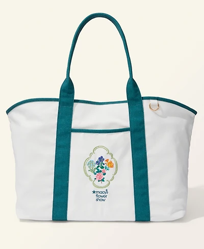 Macy's Flower Show Flower Show Medallion Oversized Market Tote, Macy's Exclusive