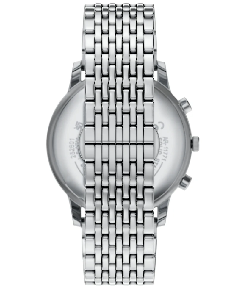 Emporio Armani Men's Quartz Chronograph Silver Stainless Steel Watch