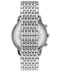 Emporio Armani Men's Quartz Chronograph Silver Stainless Steel Watch