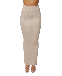 Jluxlabel Women's Soft Reset Ribbed Skirt