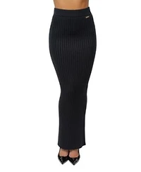 Jluxlabel Womens Soft Reset Ribbed Skirt
