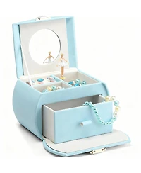 Yigii Diy Ballerina storage with Ballerina Ornament & Stickers