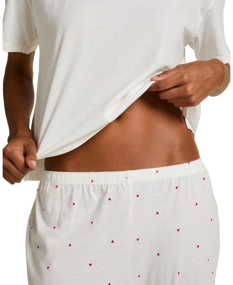 Hunkemoller Women's Pyjama Set Cotton Print