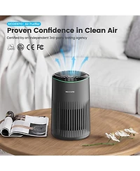 Morento Small Hepa Air Purifier for Home with Fragrance Sponge, Up to 225 Sqft