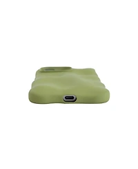 Auramma Matte Green Bubbles iPhone 15 Pro Case