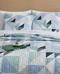 Lacoste Home Signature Cotton -Pc. Quilt Set
