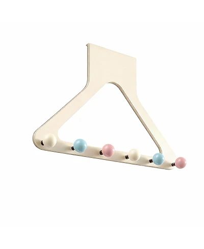 Yigii Vibrant No-Drill Over Door Hooks, 6 hook, No Drill, 10.6" Height, Silent, Secure, Damage-Free