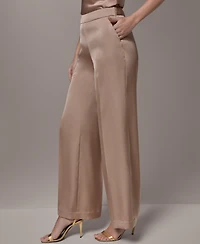 Donna Karan New York Petite Wide-Leg Pants