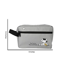 Peanuts Snoopy Belt Bag, Zip Waist Pack, Grey Travel Pouch