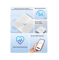 Sugift Smart Body Fat Scale with WiFi & Bluetooth, 56 Data Metrics