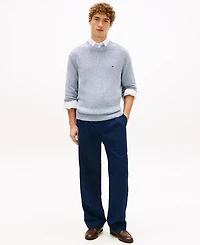 Tommy Hilfiger Men's Two-Tone Boucle Crewneck Sweater
