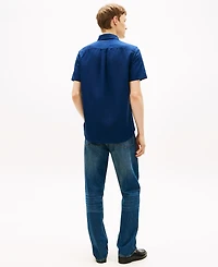 Tommy Hilfiger Men's Solid Short-Sleeve Shirt