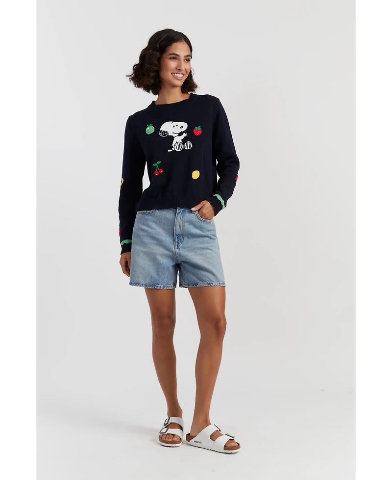 Chinti & Parker Women's Fruity Snoopy Sweater
