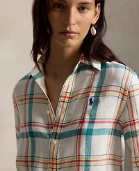 Polo Ralph Lauren Women's Spread Collar Buttoned Placket Shirt