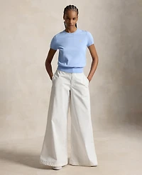 Polo Ralph Lauren Women's Short-Sleeve Crewneck Sweater