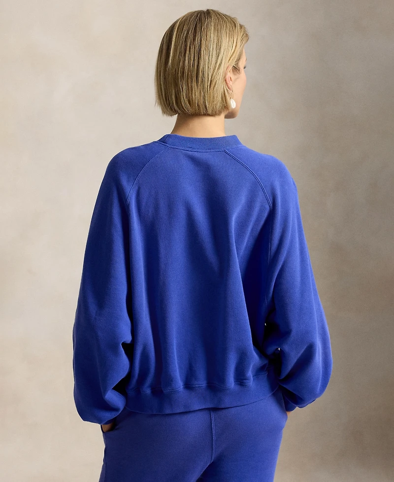 Polo Ralph Lauren Women's Lightweight Fleece Crew Neck Sweatshirt