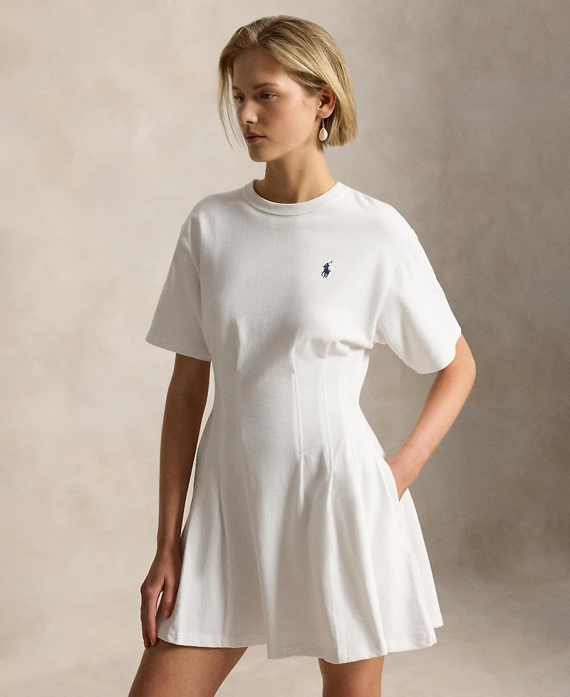 Polo Ralph Lauren Women's Crewneck Fit & Flare T-Shirt Dress