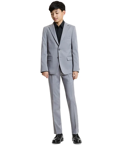 Kenneth Cole Reaction Boys' 8-20 Button Front Jacket and Pants, 2-Piece Set