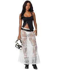 Edikted Women's Berlin Asymmetric Split Front Top