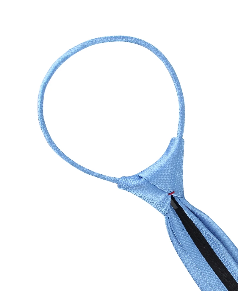 Tommy Hilfiger Baby Boys' Orleans Solid Pre-Tied Zipper Tie