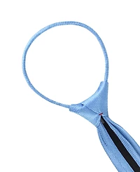 Tommy Hilfiger Baby Boys' Orleans Solid Pre-Tied Zipper Tie