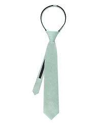 Calvin Klein Baby Boys' Marion Solid Pre-Tied Zipper Tie