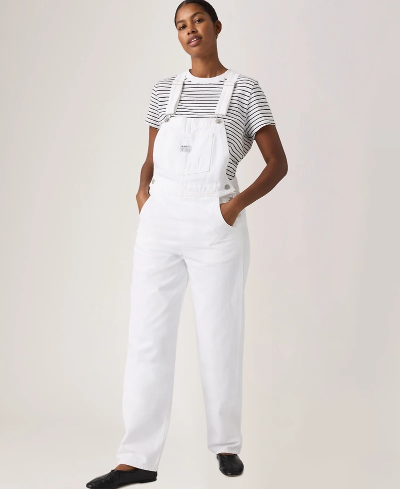 Levi's Women's Vintage-Style Cotton Denim Overalls