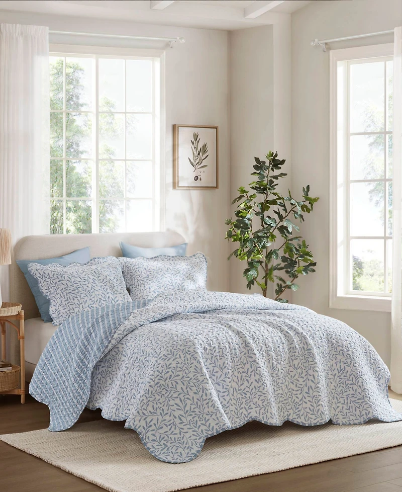 Madison Park Darcy Print 3-Pc. Quilt Set, Full/Queen