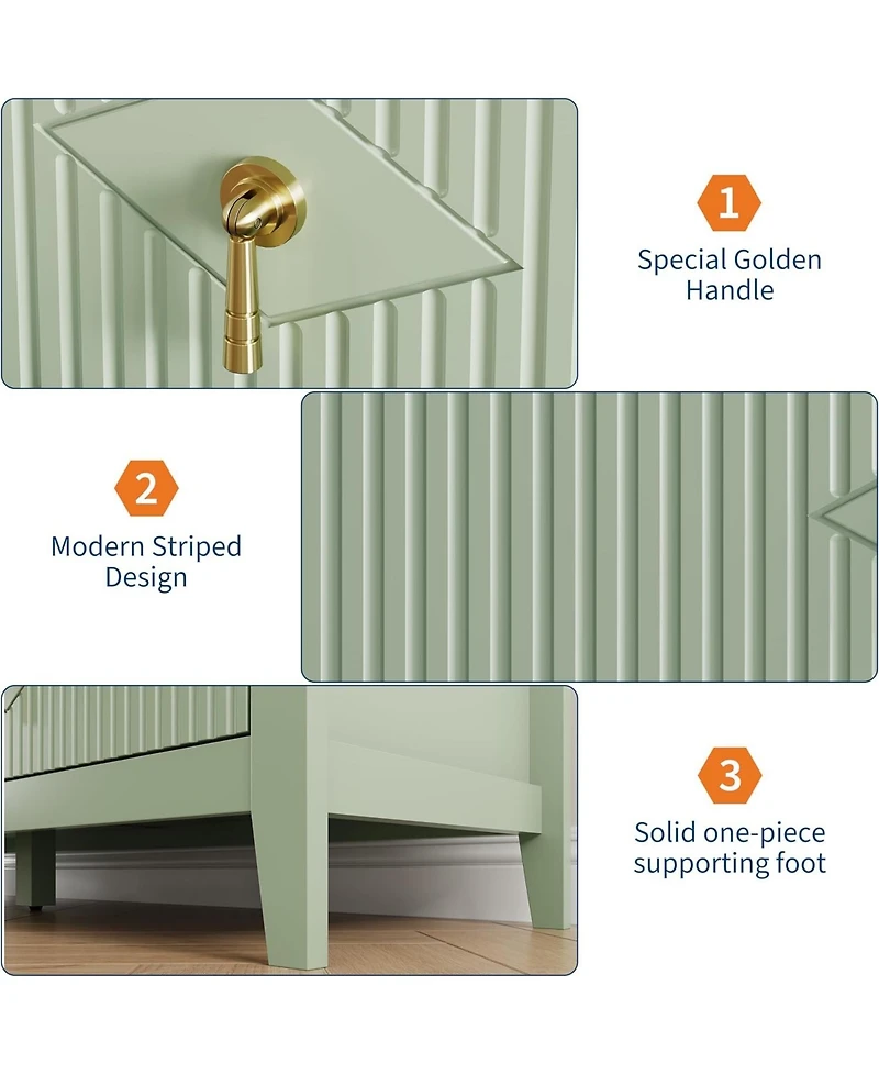 gaomon Extra Wide 6 Drawer Bedroom Dresser & Tv Stand