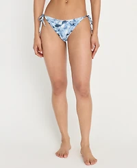 Good American Women's Printed String Bikini Bottoms, Regular & Plus