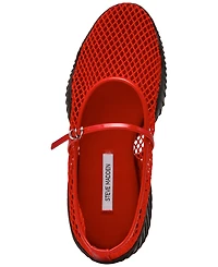 Steve Madden Women's Vickee Mesh Mary-Jane Sneakerina Flats