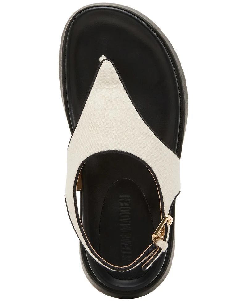 Steve Madden Women's Tabor Hooded Flatform Thong Sandals