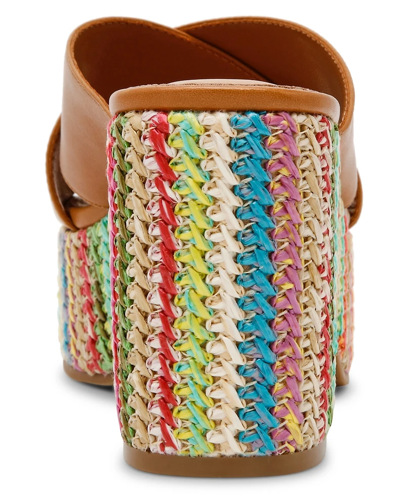 Steve Madden Women's Truthful Crossband Platform Sandals