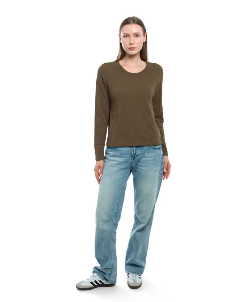 Wilt Clothing Women's Baby Fit Long Sleeve Tee