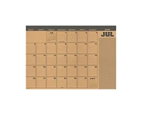 Tf Publishing Paper Goods July 2026 - June 2027 Trail + Timber Medium Desk Pad Monthly Blotter Calendar