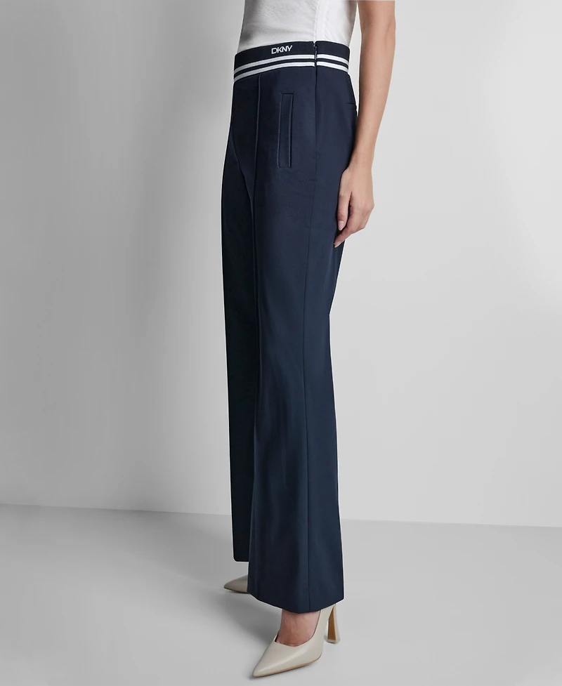 Dkny Women's Mid Rise Straight-Leg Pants