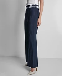 Dkny Women's Mid Rise Straight-Leg Pants