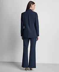 Dkny Women's Notch Lapel Collar Blazer