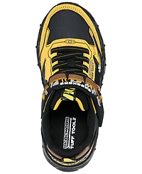 Skechers Little Kids Mega-Flex Lite - Tuff Toolz Fastening Strap Casual Sneakers from Finish Line