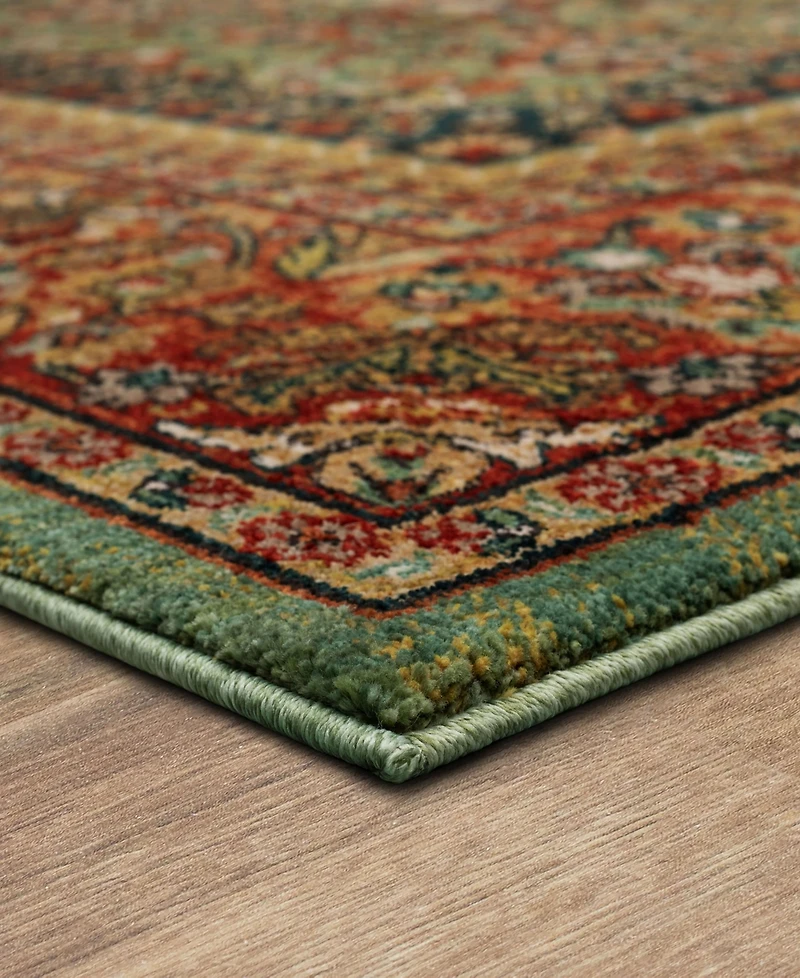 Closeout! Karastan Spice Market Tigris Aquamarine 5'3" x 7'10" Area Rug