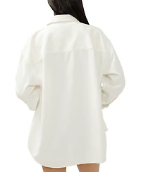 Silver Jeans Co. Women's Relaxed Button-Up Shirt