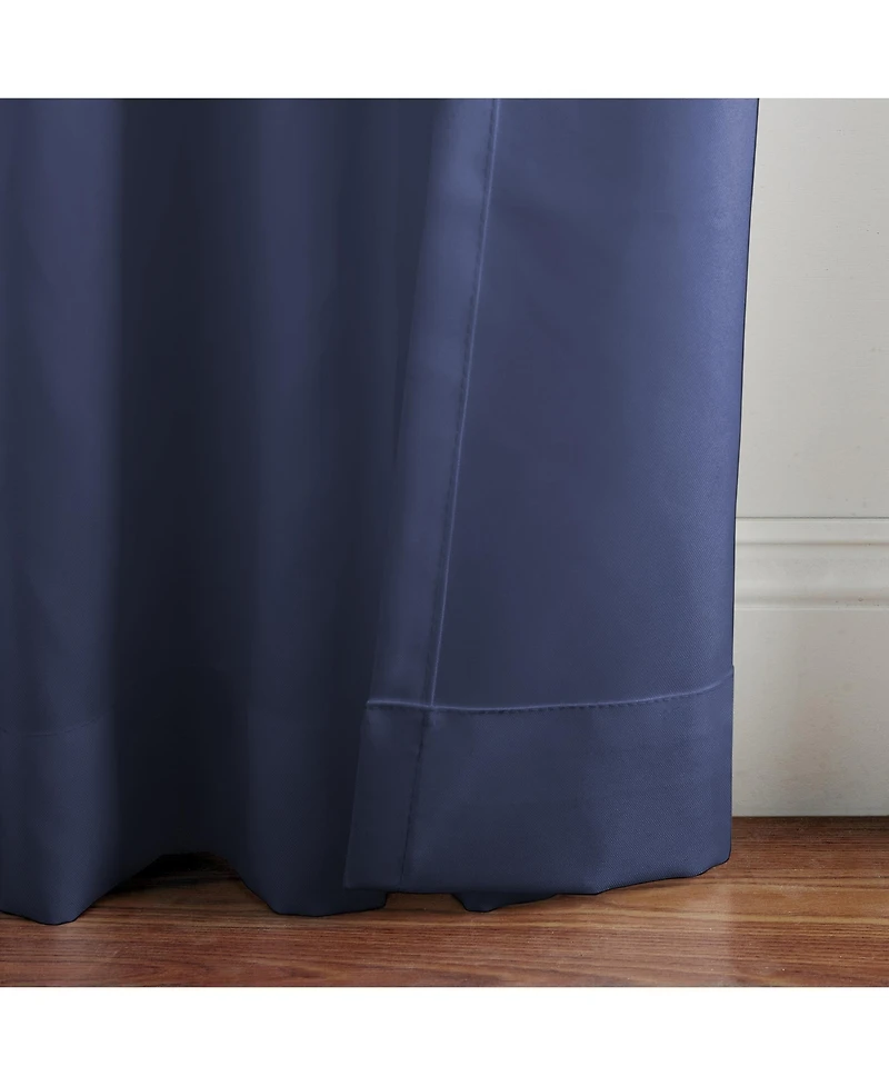 Elrene Home Fashions Matine Solid Tab Top Indoor Outdoor Window Curtain