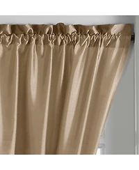 Colette Faux Silk 28" x 72" Sidelight Door Window Panel