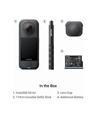 Insta360 X4 Air 8K 360 Action Camera Starter Bundle