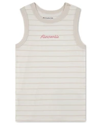 abercrombie kids Girls' Essential High-Neck Tank Top