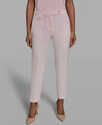 Karl Lagerfeld Paris Women's Woven Straight Pants