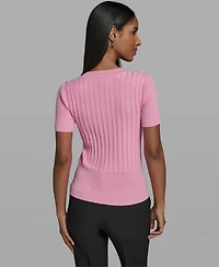 Karl Lagerfeld Paris Women's Crewneck Sweater