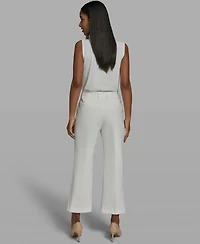 Karl Lagerfeld Paris Women's Woven Ankle Pants