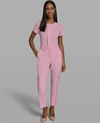 Karl Lagerfeld Paris Women's Straight Ankle Pants